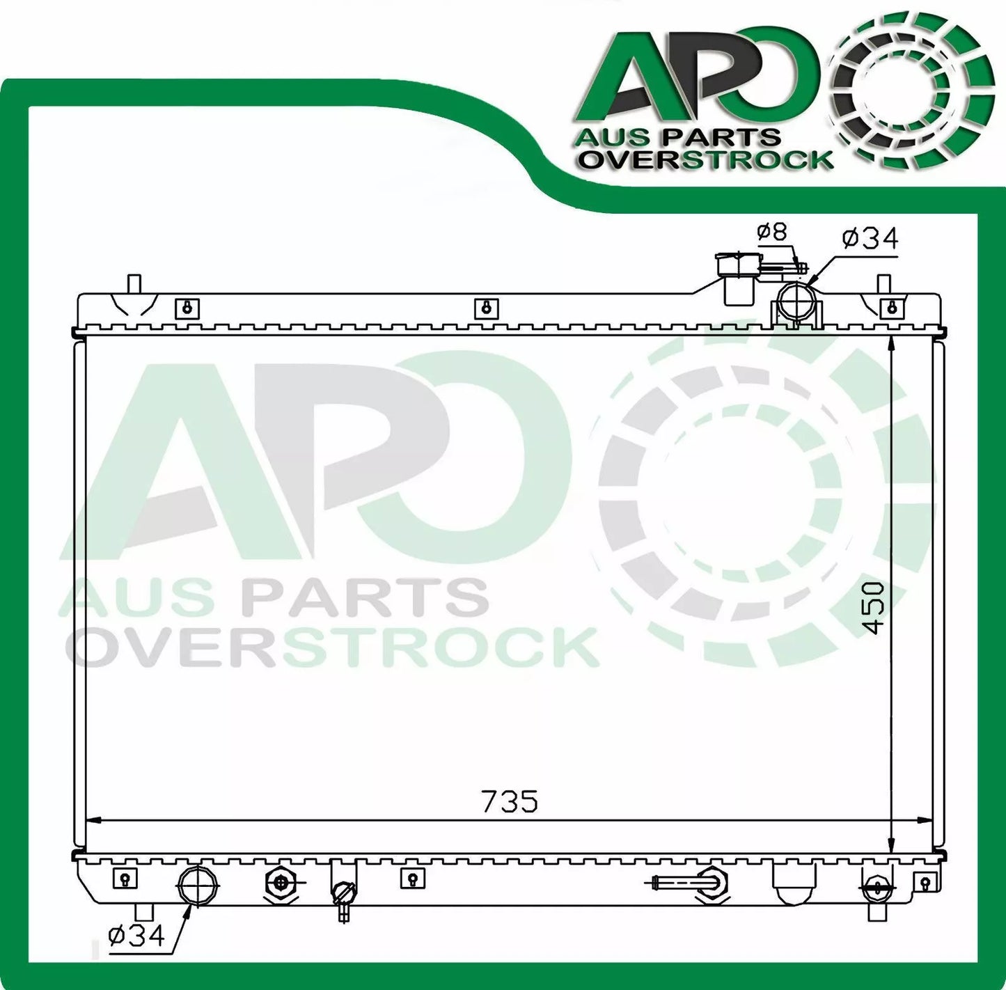 Radiator For LEXUS RX300 1995-2000 Auto Manual
