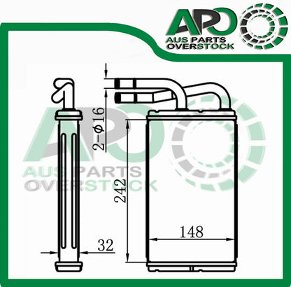 Heater Core MITSUBISHI CHALLENGER LATE MODEL