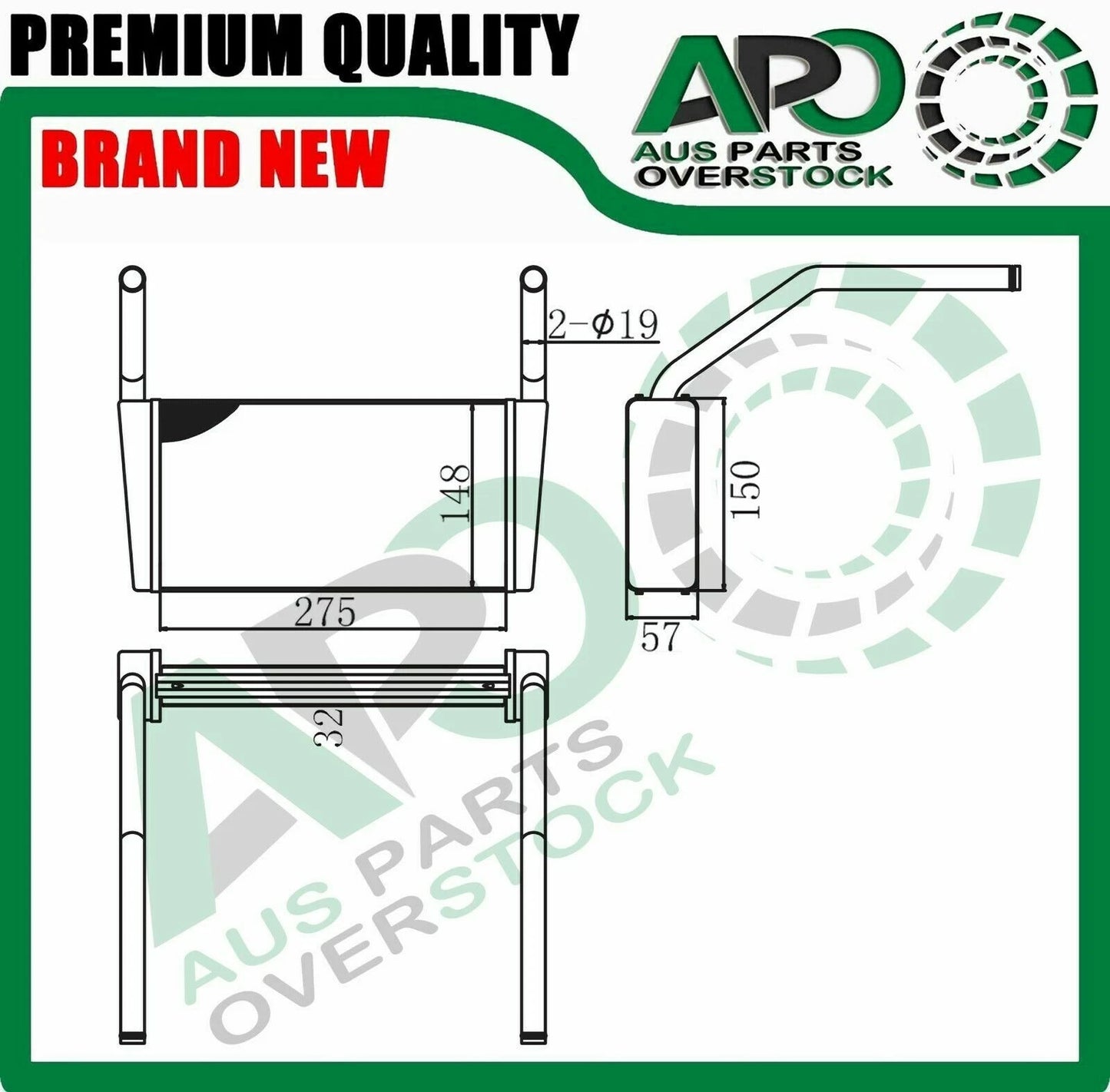 Heater Core For BMW E23 728i 730i 733i 735i 745i 1977-1986