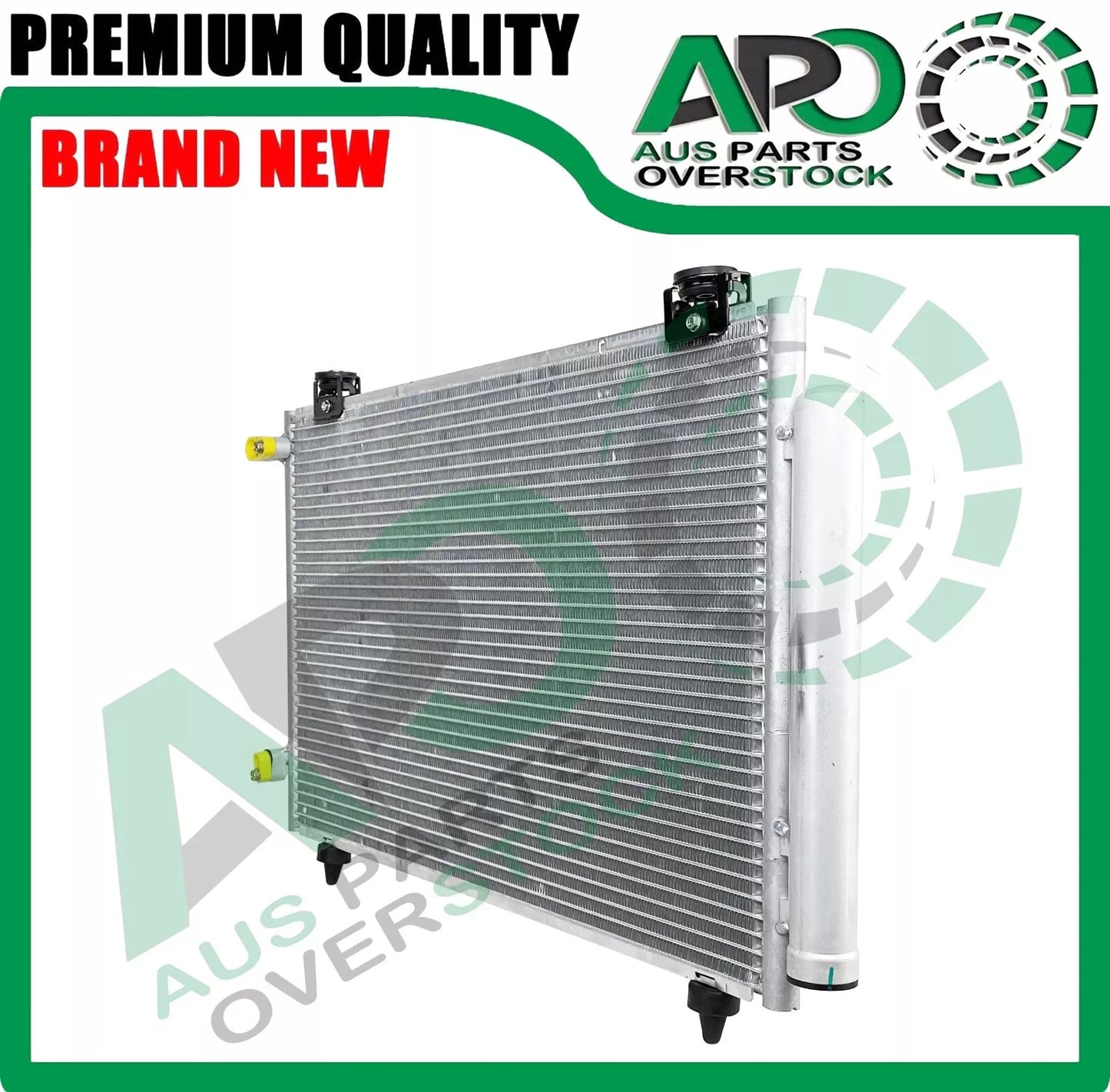 Air Condenser for TOYOTA Corolla ZZE122R 2001-2007 Pads same Side Hatch