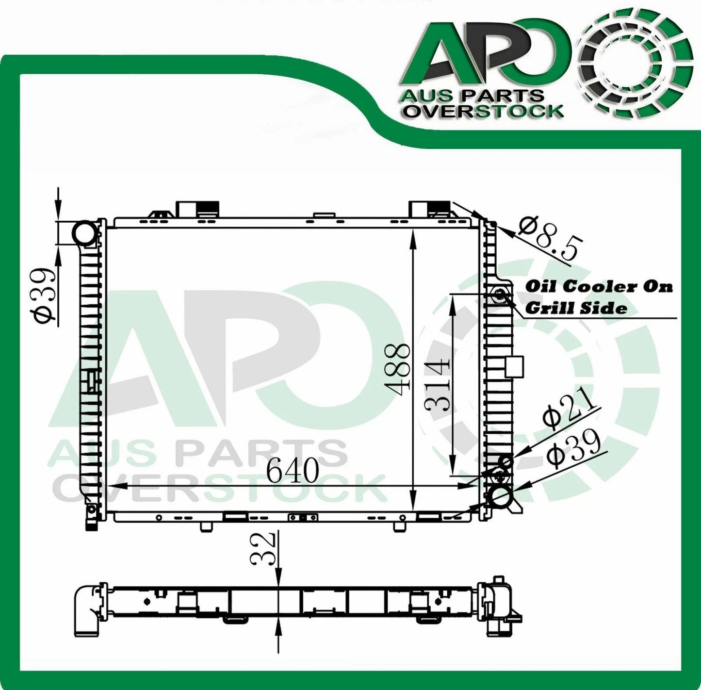 Radiator For MERCEDES E Class W210 E300D E420 E430 E50 AMG 1996-2002