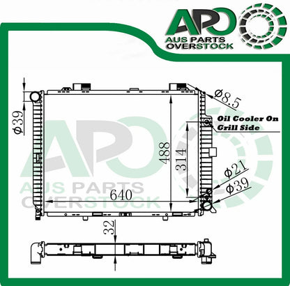 Radiator For MERCEDES E Class W210 E300D E420 E430 E50 AMG 1996-2002