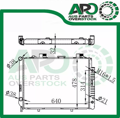Radiator For MERCEDES E Class W210 E280 E320 4-MATIC 1995-2002