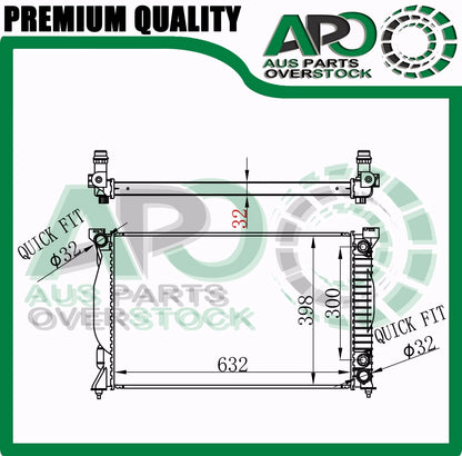 Radiator For AUDI A4 S4 B6 B7 2.4L Petrol Auto Manual 2001-2008
