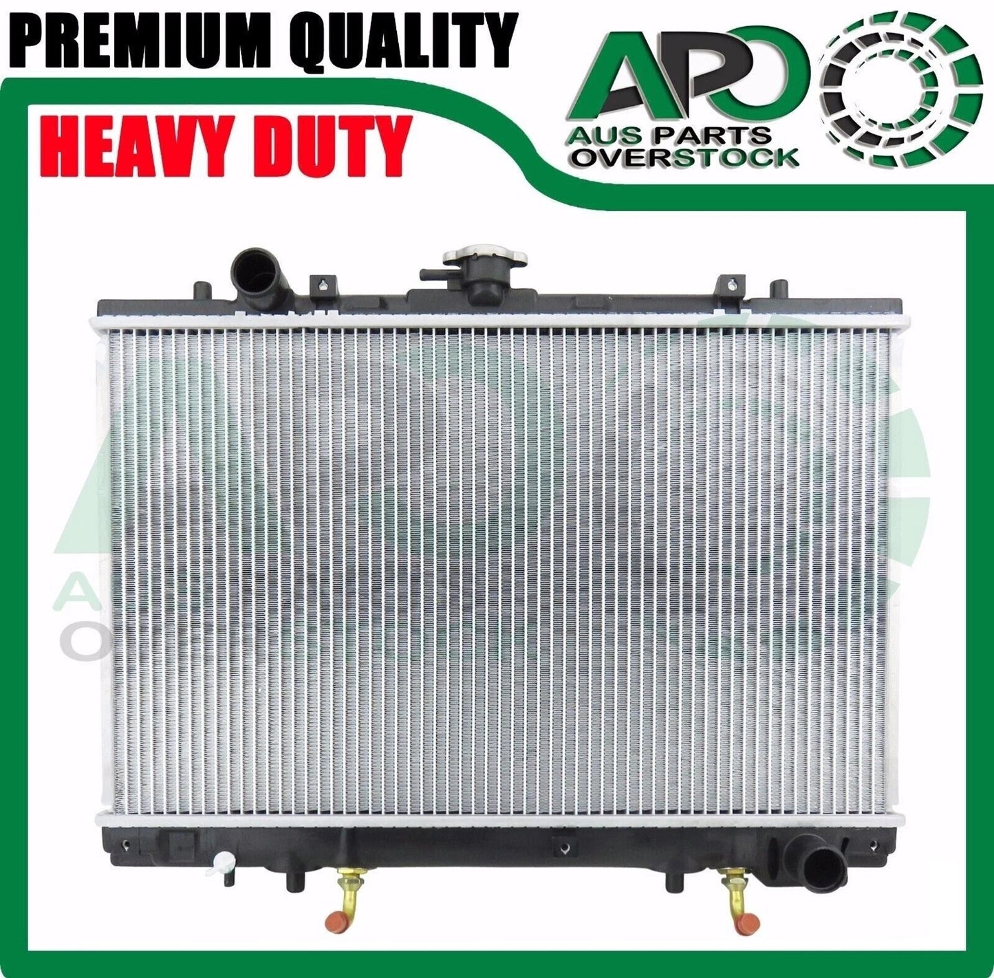 Heavy Duty Radiator For Mitsubishi TRITON MK 2.4L Petrol 2.8L Diesel 10/1996-6/2006