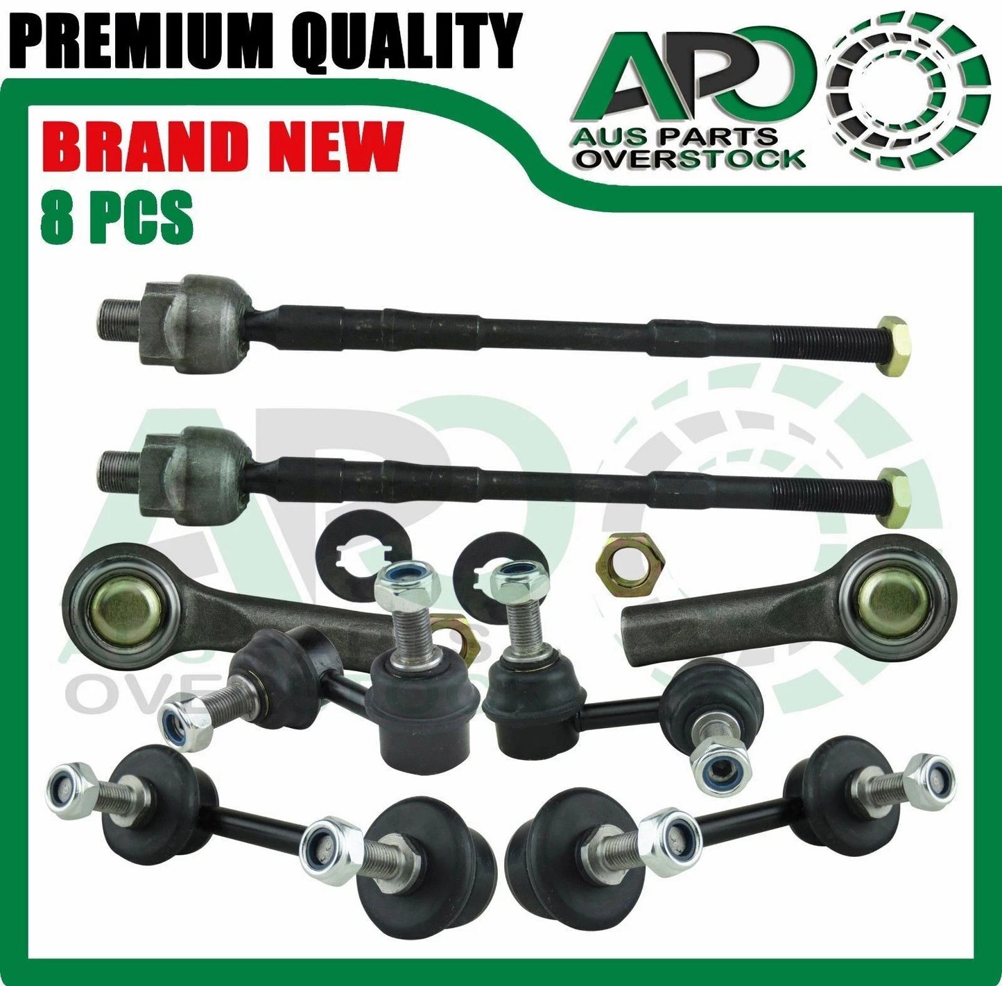 Inner & Outter Tie Rod End Sway Bar Link Kit For NISSAN X-TRAIL T30 2001-2007