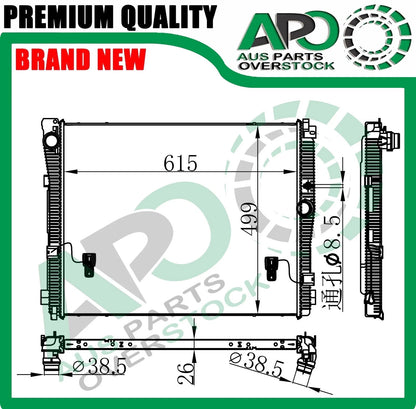 Radiator for BMW Z4 G29 2.0L 3.0L Petrol 11/2018-On