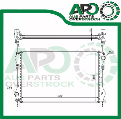 Radiator Ford VH / VJ Transit 2.4L 00 - 06 Auto & Manual 620mm