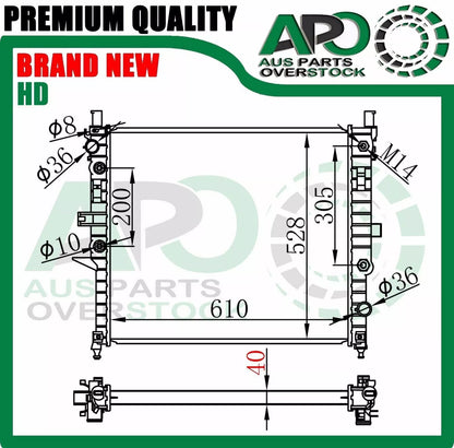 Radiator For Mercedes W163 ML320 ML430 ML350 ML500 Petrol 1998-2005
