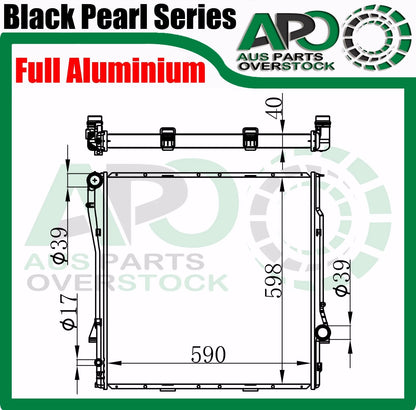 Full Aluminium Radiator fits for BMW X5 E53 3.0d 3.0i 4.4i Auto Manual 2000-2006