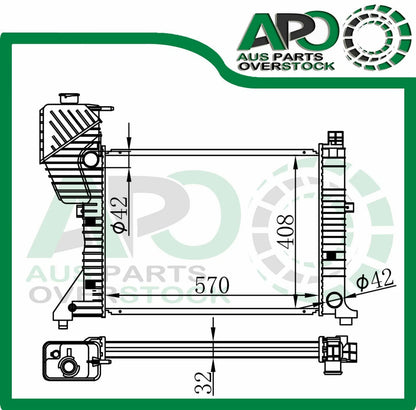 Radiator For MERCEDES SPRINTER VAN W901 W902 W903 W904 W905 1995-2006