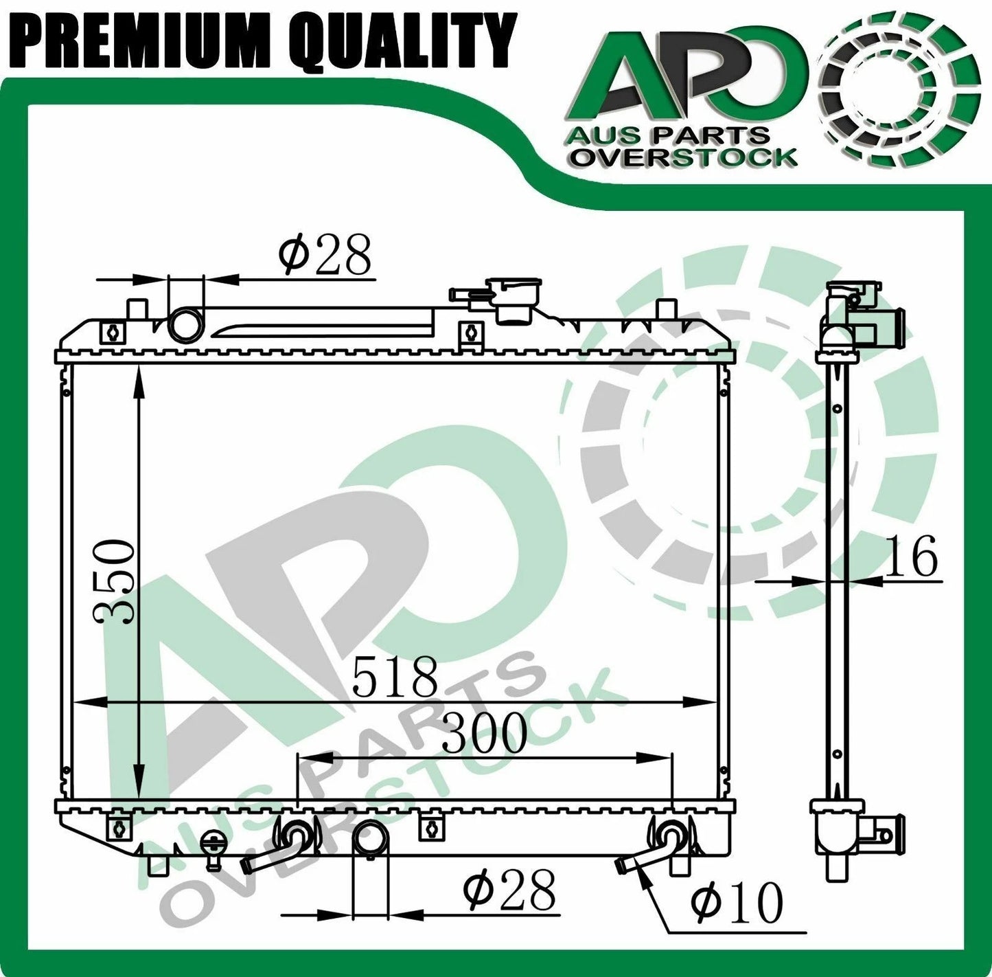 Radiator for SUZUKI Baleno SY416 1.3L 1.5L 1.6L 1.8L Auto Manual 1995-2002
