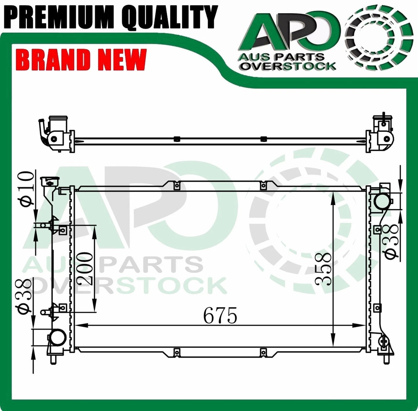 Radiator for SUBARU LIBERTY EJ18 EJ20 EJ22 Auto Manual 1994-1998