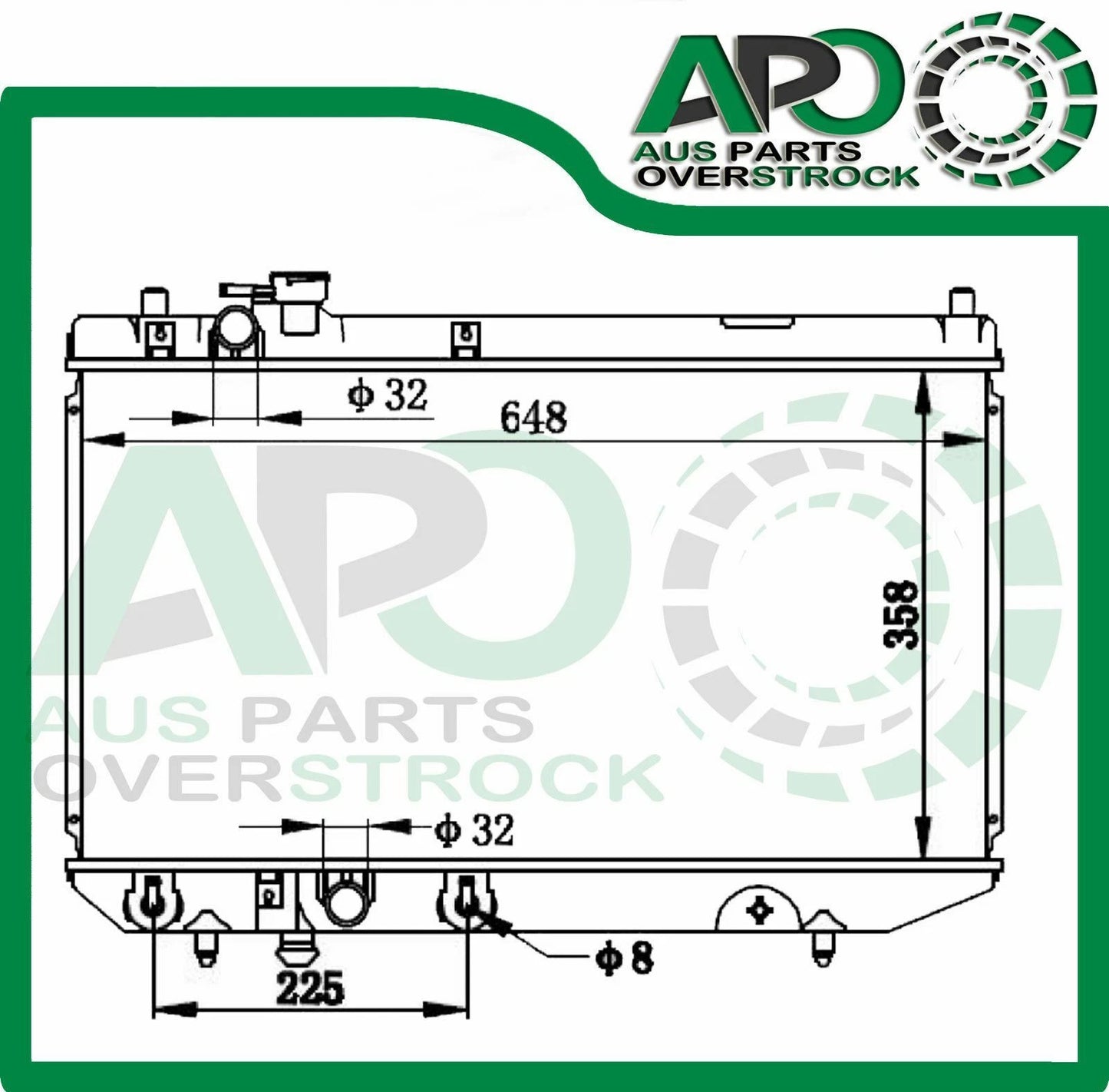 Radiator CHARADE G102 1.3L 1995-On Auto & Manual