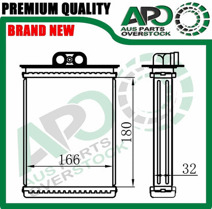 Heater Core For Holden Vectra JR JS 1997-2003 / Saab 9-3 Sport 1997-2005