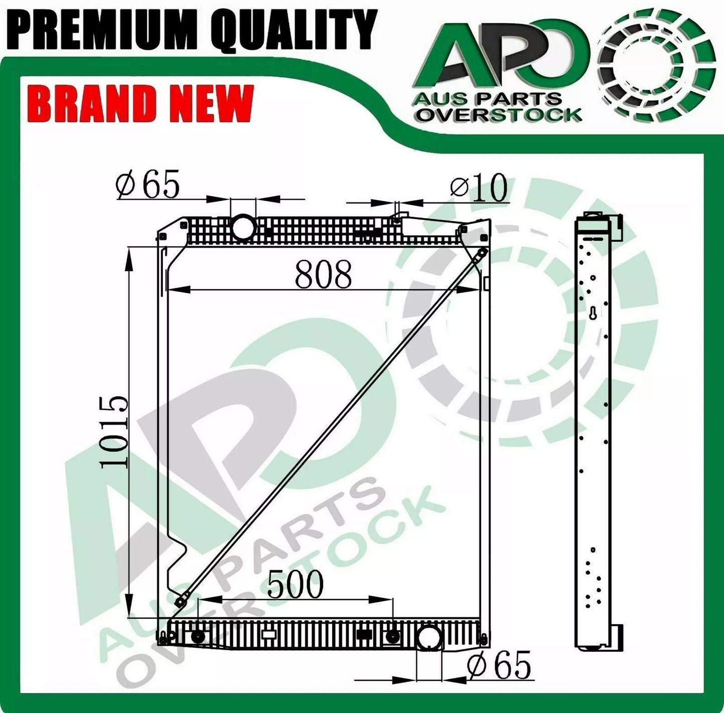 Radiator MERCEDES ACTROS MP1 MP2 MP3 Diesel Auto Manual
