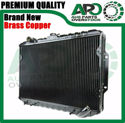 3 ROW Brass Copper Radiator For Mitsubishi TRITON ME MF MG MH MJ 4Cy 1986-9/1996