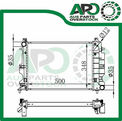 Radiator SAAB 9-3 93 98-4/08 // 900 2/4Dr 1994-1998 Auto Manual