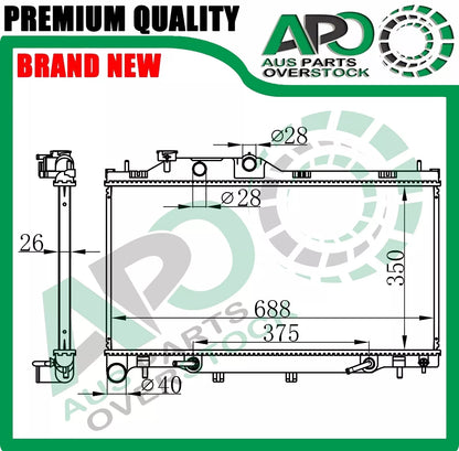 Radiator for SUBARU OUTBACK BS 3.6L EZ36D Petrol 2014-On