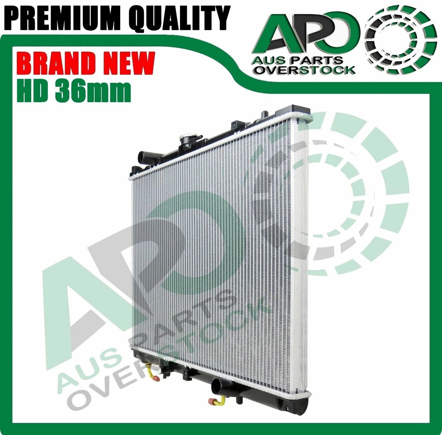 HD Radiator For Mitsubishi TRITON MK 2.8L Turbo Diesel 10/1996-6/2006 500mm Core Height