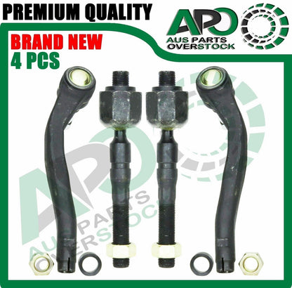 4 Brand New Tie Rod End Inner Outter Set For MERCEDES W163 ML430 ML500 ML55 AMG