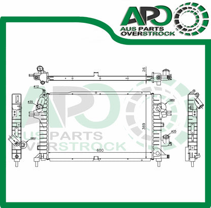 Radiator For HOLDEN ASTRA AH Diesel 10/2004-On Manual Only