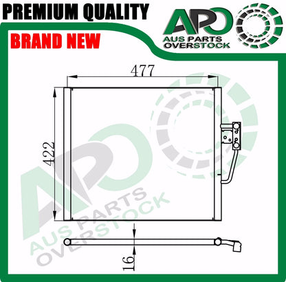 Air Conditioning Condenser for BMW 5 Series E39 520i 523i 525i 528i 530i 535i