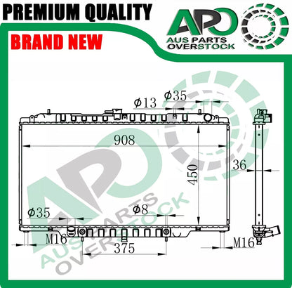 Radiator For NISSAN PATROL GU Y61 4.5L Diesel Auto Manual 1997-On