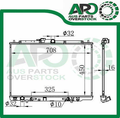Radiator For HONDA Odyssey RA Auto Manual 4/2000-3/2004