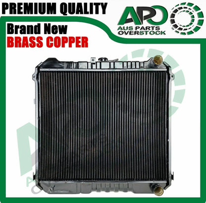 Copper Brass Radiator For DAIHATSU DELTA V57 V58 Lower hose on driver side