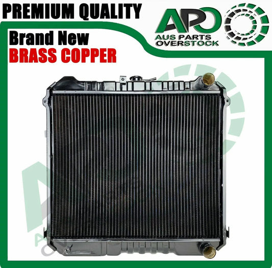 Copper Brass Radiator For DAIHATSU DELTA V57 V58 Lower hose on driver side