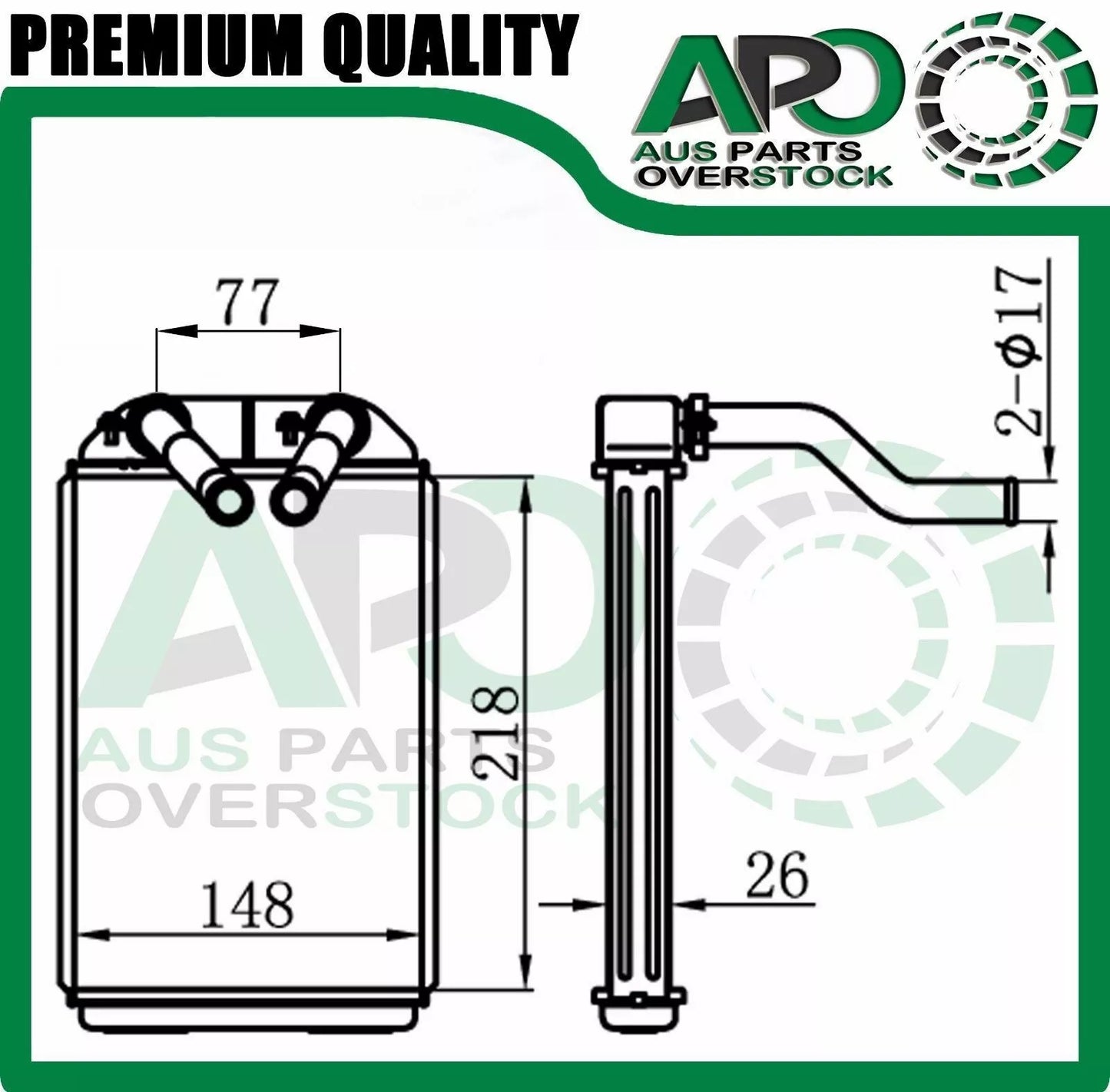 Heater Core For TOYOTA HILUX LN RZN KZN 1997-1/2005