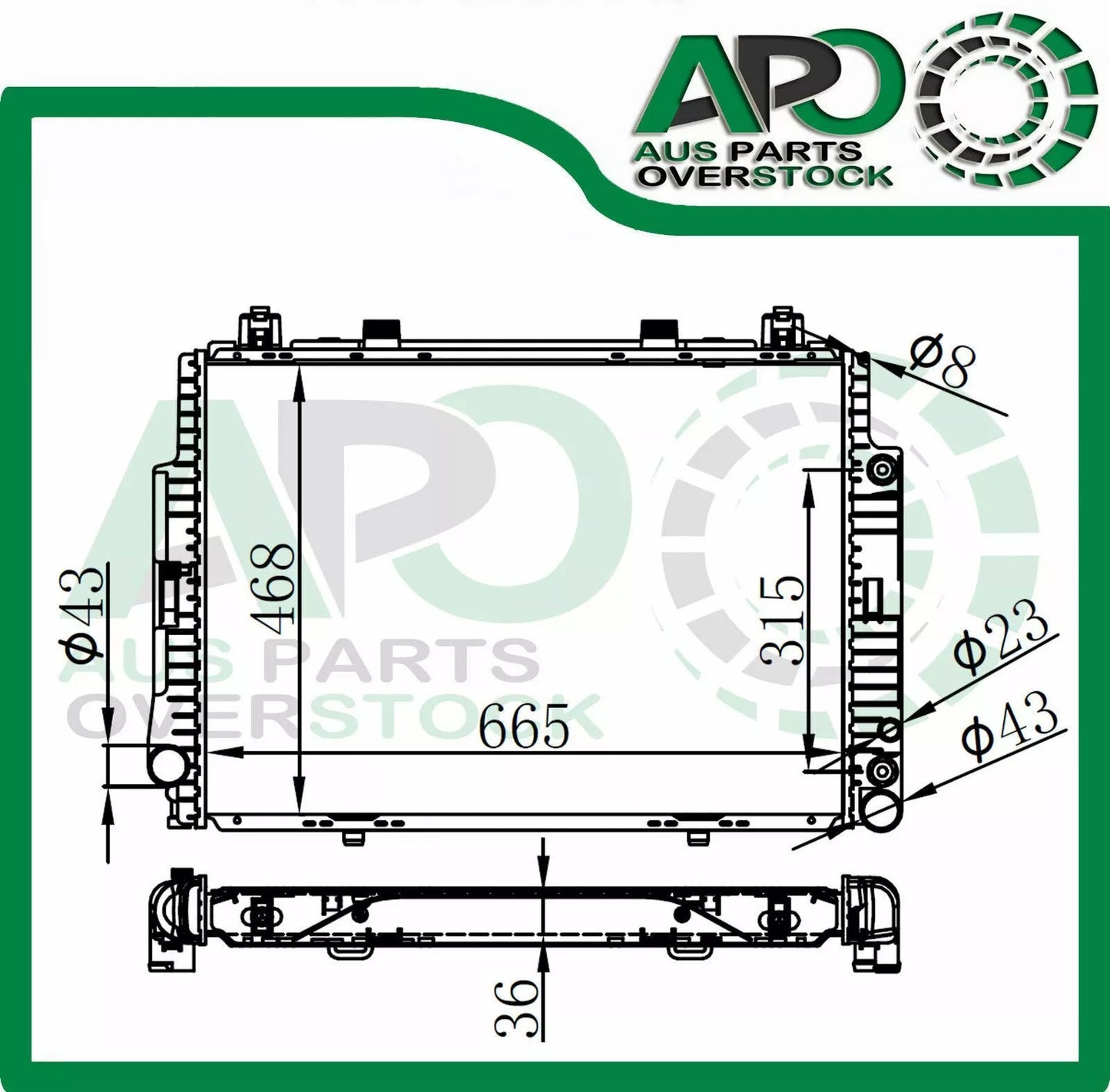 Radiator For MERCEDES S CLASS W140 400S 500S 600S S420 S500 S600 1990-2002
