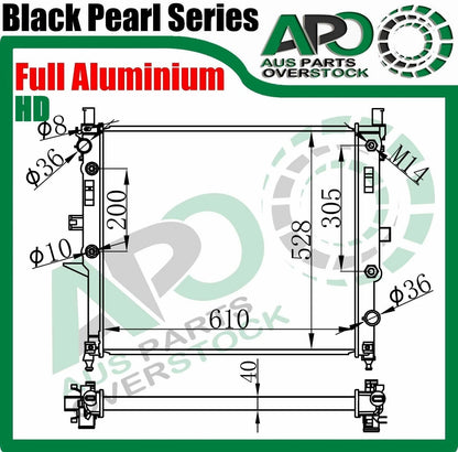 Full Aluminium Radiator For Mercedes W163 ML320 ML430 ML350 ML500 Petrol 1998-2005