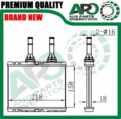 Heater Core For NISSAN Pulsar N16 5/2000-1/2006