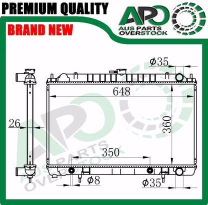 Radiator For NISSAN 240SX SILVIA S14 S15 KA24DE Auto Manual import Rare Model