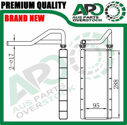 Heater Core For HONDA CR-V CRV RD4 RD5 RD6 RD7 12/2001-1/2007 type 1