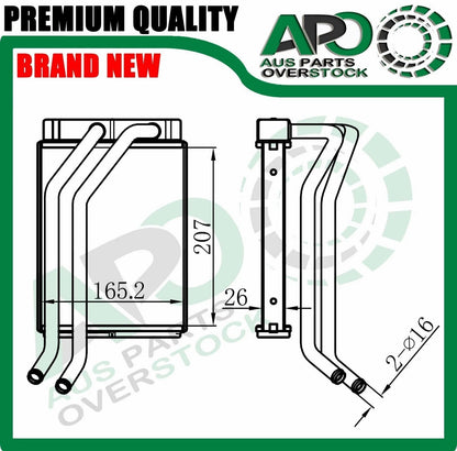Heater Core For HYUNDAI SANTA FE SM 6/2000-4/2006