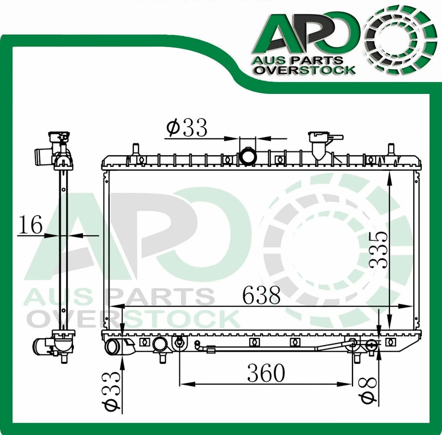 Radiator For HYUNDAI Accent LC DOHC SOHC 2000-2006 Auto Manual