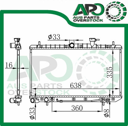 Radiator For HYUNDAI Accent LC DOHC SOHC 2000-2006 Auto Manual