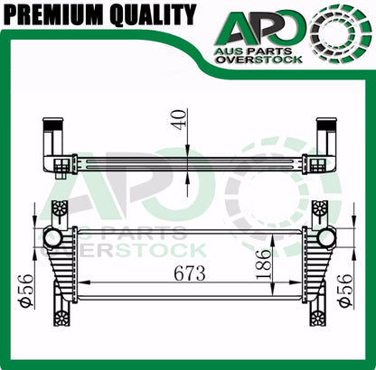 Intercooler Fit For MAZDA BT-50 BT50 2.2L 3.2L Turbo Diesel 2011-On