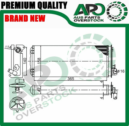 Heater Core For MERCEDES MB100 W631 Diesel 02/1988-12/1994