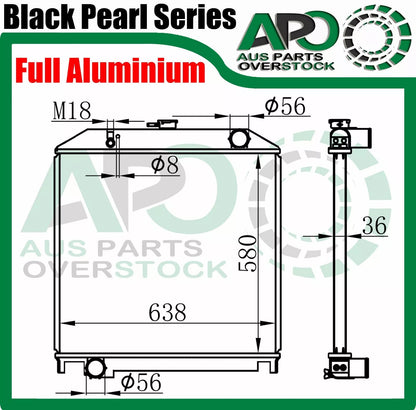 Full Alloy Radiator For Hino Ranger Pro FC4J JO7E J05CT 6.4L Manual 2003-2008