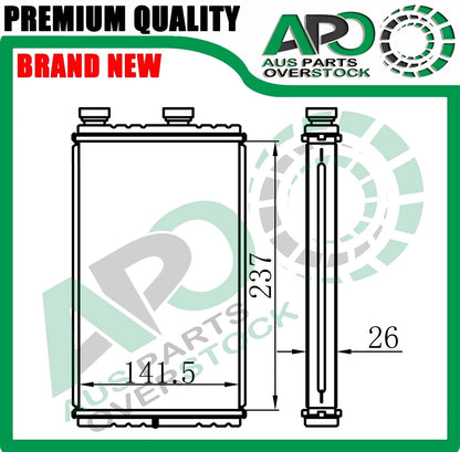 Heater Core For CITROEN C-CROSSER 6/2007-12/2012 / C4 AIRCROSS 2012-