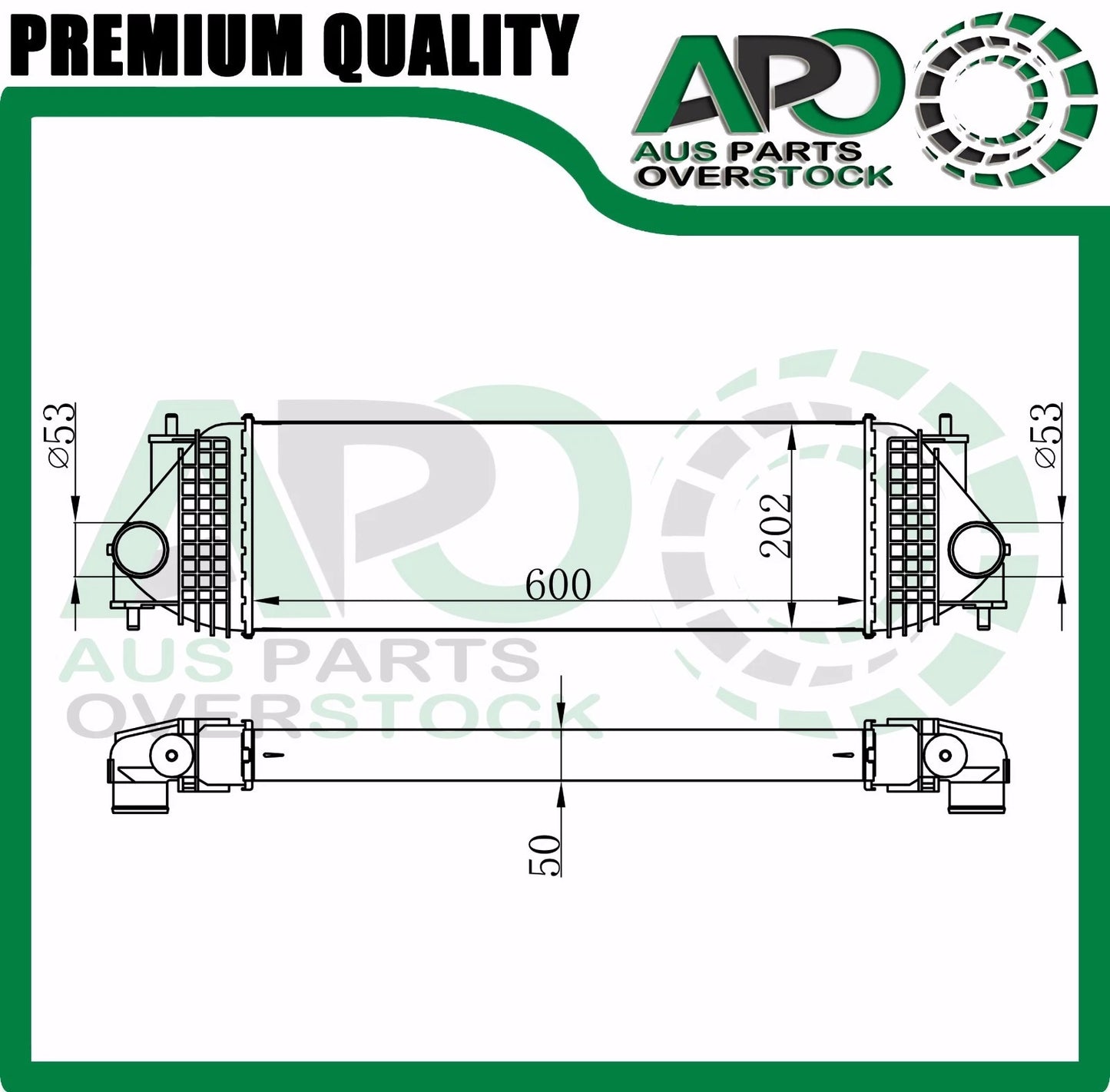 Intercooler Fits For SUZUKI GRAND VITARA JB 1.9L Turbo Diesel 2005-On