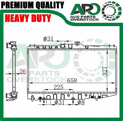 Radiator For TOYOTA COROLLA AE90 AE92 AE93 AE95 AE96 1989-1994