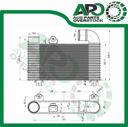 Intercooler for Toyota HiAce / Commuter KDH 2005-On