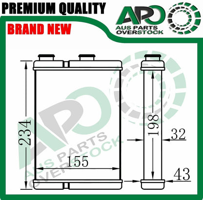 Heater Core For NISSAN MURANO Z51 3.5L V6 2009-2015