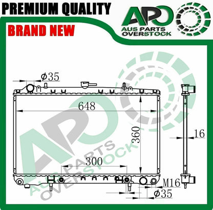 Radiator For NISSAN 180SX 1/89-7/94 // SILVIA S13 2.0L SR20DE