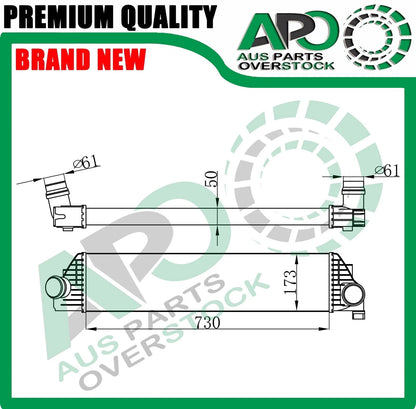 Intercooler For RENAULT MASTER X62 2.3L Turbo Diesel 2/2010-On